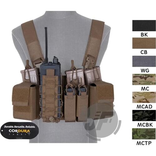 Emerson D3CR Disruptive Environments Tactical Chest Rig EmersonGear Combat Airsoft Hunting Vest W/ Mag Multi-Purpose Pouches