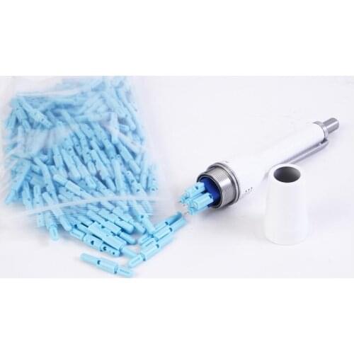 Acupuncture body massage 5 heads lancing needle pen with 200 pcs disposable 21g lancet needles fro cupping massage