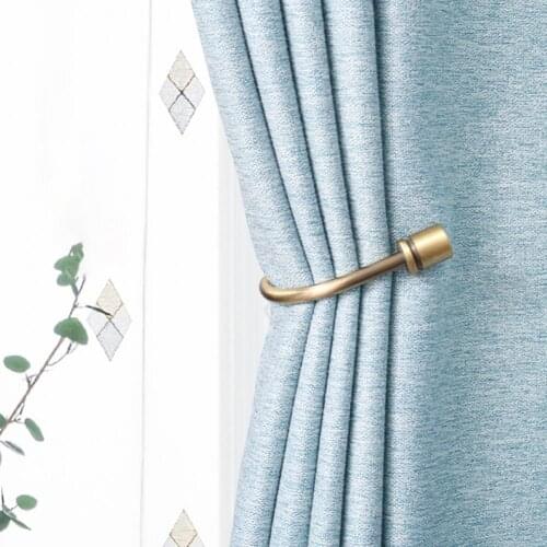 Curtain Hook Stable Rust-resistant Zinc Alloy Living Room Curtain Hanger for Home