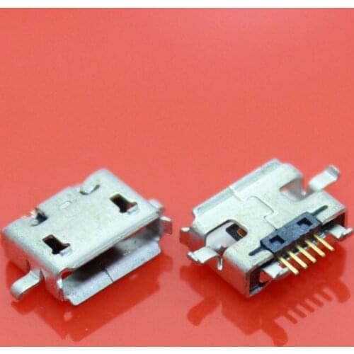 N-106 1PCS Micro USB 5pin B type Female Connector 4 Fixed feet For Mobile Phone Micro USB 5 pin Charging Socket For Xiaomi Mi 1S