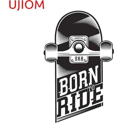 UJIOM Cartoon Skateboard Sticker Wallstickers Kids Room Decor Home Decoration Decal Removable WallPoster Waterproof Wallpaper