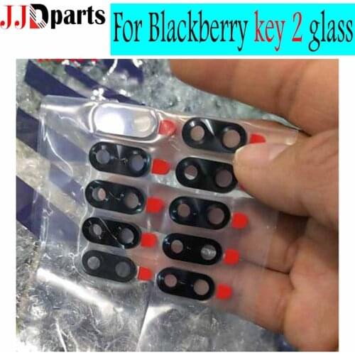 New For BlackBerry Key2 Back Rear Camera lens glass replacement for BlackBerry Keytwo Key2 with Sticker top quality Key 2 glass