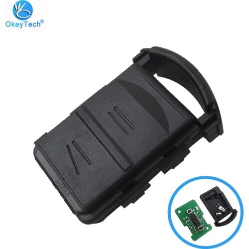 OkeyTech Key for Opel Remote Control Auto Car Key Fob 2 Button 433Mhz For Vauxhall Opel Corsa C Combo Tigra Meriva Agila No Chip