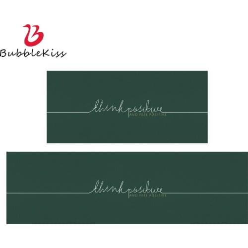 Bubble Kiss PVC Kitchen Leather Floor Mat Carpet Household Dirt-Resistant Waterproof Long Strip Floor Rug Modern Style Design