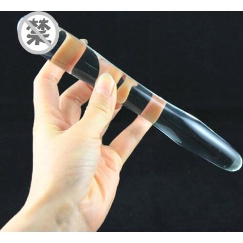 Sex Toys flawless Glass Dildo Realistic Smooth Crystal Penis Dildos For Women Adult Sex Products