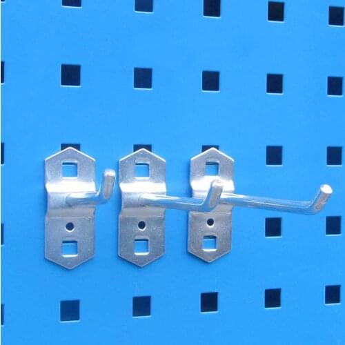 Steel Wall-Mounted Tool Parts Storage box hook up Garage Unit Shelving Hardware Tool organize Box Hanging board hook up