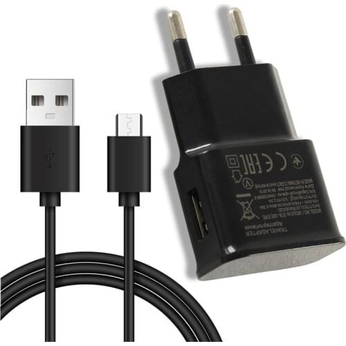 For Redmi 7 7A 6A 4X USB 2A Fast Charger USB adapter For Samsung galaxy S7 S6 J6 J8 A6 A7 2018 Honor 8x 7x 8a 7a Charging Cable