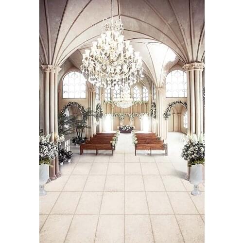 Vinyl Photography Background Computed Printed Vintage Castle Wedding Children Backgrounds for Photo Studio CM-7194