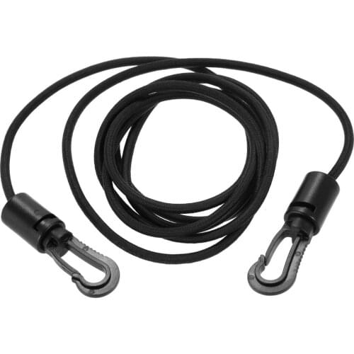 1.5m Elastic Rope Bungee Cord with Shock Cord Hooks for Kayak Boat Canoe