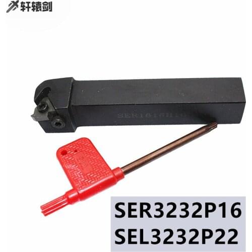 1PC SER 3232P16 3232P22 Metal Cutting Lathe CNC Turning External Tool Holder Thread 16ER 16IR 22ER 22IR