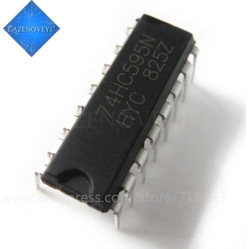 10pcs/lot SN74HC595N SN74HC595 74HC595N 74HC595 DIP-16 In Stock