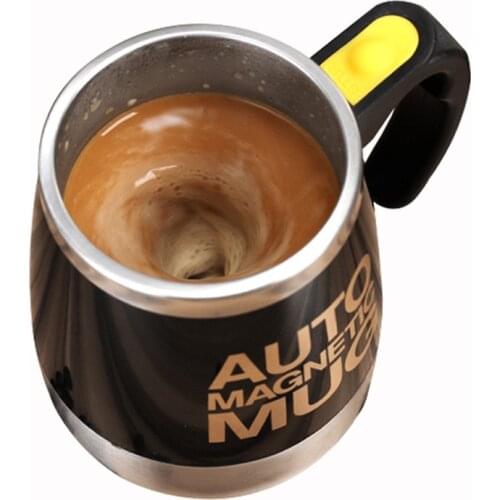 400ml Automatic Electric Self Stirring Mugs Milk Mixing Mug Smart Stainless Steel Shaker Coffee Juice Mix Cup Mixer Thermal Cups