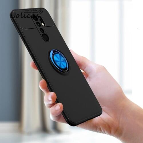 Rotate Freely Bracket Telephone Cases For Redmi Note 8T Soft TPU Movil Xiaomi Redmi 9 Note 9S Pro 8A Prime Max 8 9i 9C 9A Covers