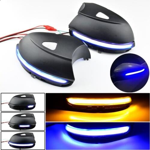 Dynamic Side Mirror Blinker Turn Signal Light Compatible for Scirocco Passat B7 CC A5 Eos Jetta