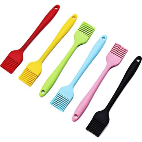 Home DIY Silicone Tools Eco-friendly Bread Oil Cream Cooking Basting Brush Silicon Kitchen Barbecue Cake Baking Brush