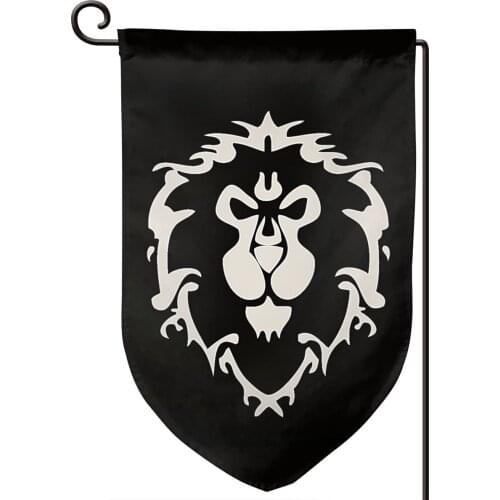World Of Warcraft Alliance Horde Garden Flag Indoor Outdoor Home Yard Flag Banner Household Hanging Flag Decor