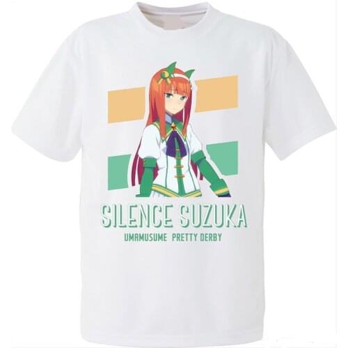 Uma Musume Pretty Derby Cosplay T Shirt Special Week Silence Suzuka Tokai Teio Cartoon Print Summer T-Shirt Anime tshirt Top Tee