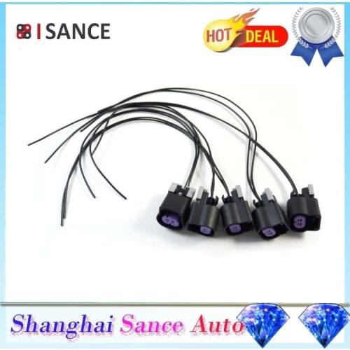 ISANCE Ignition Knock Detonation Sensor Pigtail Plug Connector PT1629 13580877 1P1571 For Chevrolet Camaro Corvette 2006-2011