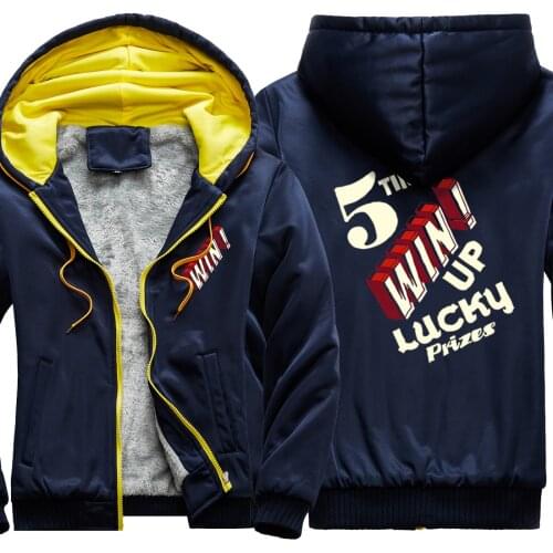 5 Times Win Up Luck Camouflage Raglan Thicken Jackets Mens 2020 New Arrival Hip Hop Winter Harajuku Tops Retro sudadera hombre