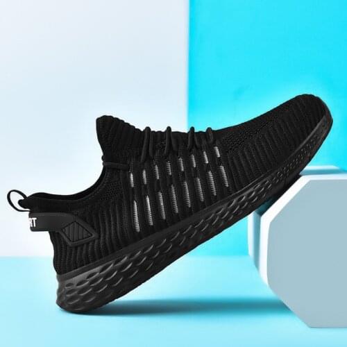 2020 Soft Mesh Men Sneakers Casual Shoes Lac-up Men Shoes Lightweight Comfortable Breathable Walking Sneakers Zapatillas Hombre