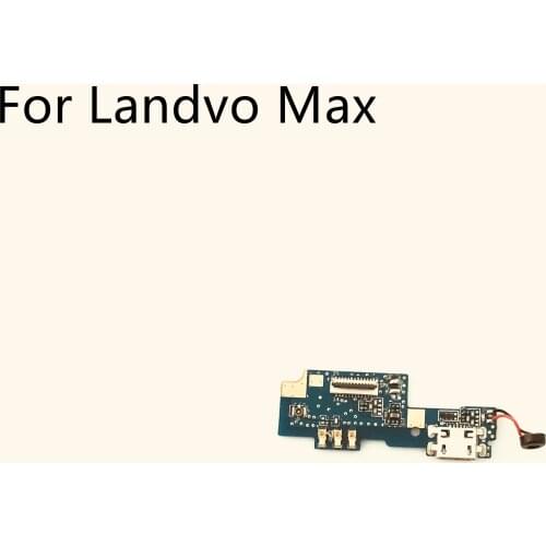 Landvo Max Used USB Plug Charge Board + Vibration Motor For Landvo Max Smartphone Free Shipping