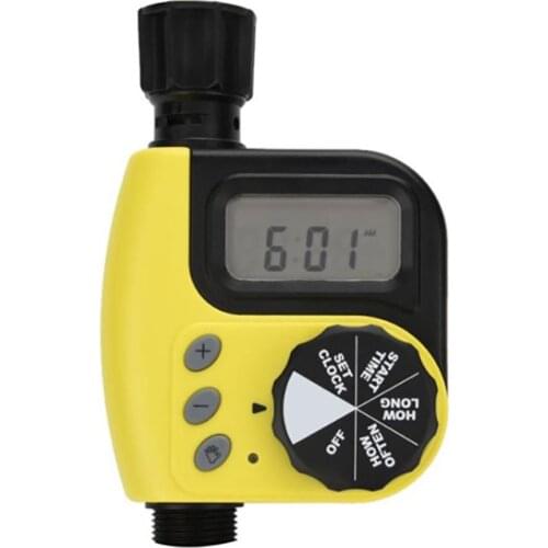 Mini Automatic Irrigation Water Timer Lcd Screen Drip Irrigation Sprinkler Controller Outdoor Garden Watering Timer Device