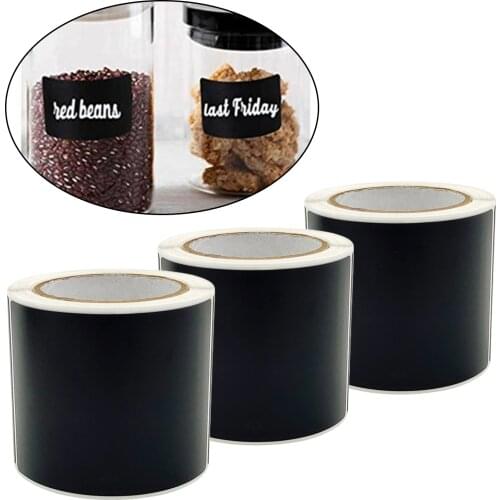 300Pcs Chalkboard Labels Blackboard Stickers Waterproof for Storage Bins Craft Rooms