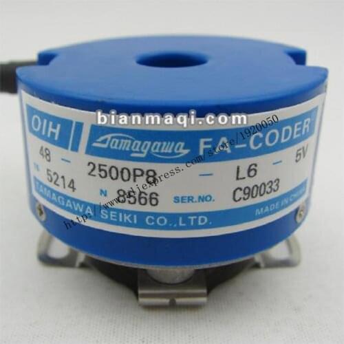 TAGAWA Tamagawa OIH48-2500P8-L6-5V rotary encoder 2500 lines outside diameter of 48mm