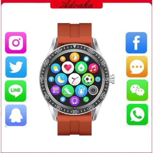 Advaka N70 1.28" Smart Watch Sleep Monitoring Heart Rate Sports Fitness Tracker BT 5.0 IP67 Waterproof Smartwatch