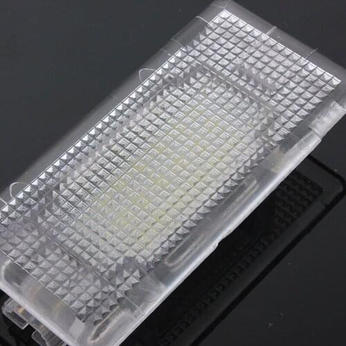 High quality Luggage trunk White ( 6500K) Boot lights Canbus 1pc 80 x 38 x 18mm White 12 volts Boot Canbus Footwell LED Light