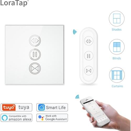 Tuya Smart Life Curtain Switch Remote Control Blinds Engine Roller Shutter RF+WIFI App Timer Google Home Aelxa Echo Smart Home
