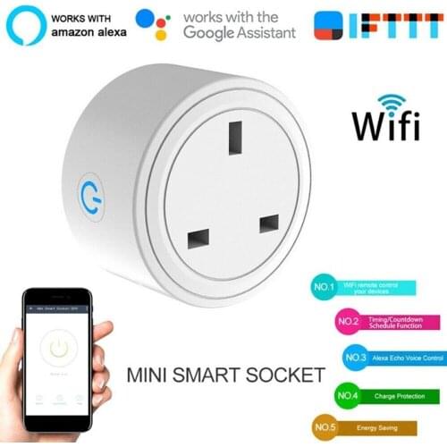 Smart WiFi power socket 16A/10A timing socket with power monitoring Smart home can be used with Alexa Google Home Tuya App
