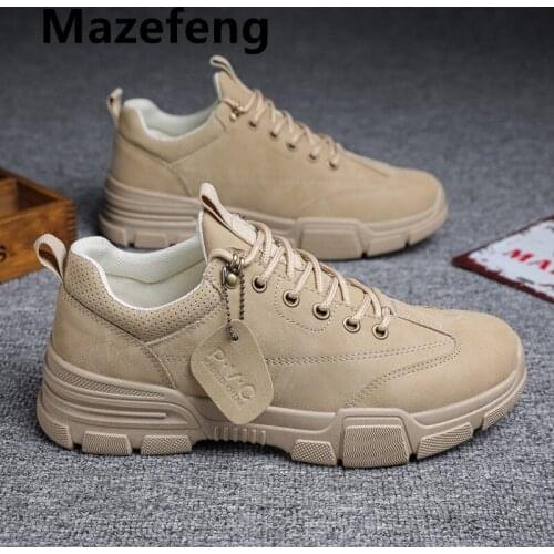 Spring Men Shoes Mens Casual Shoes Black Shoes for Men Comfortable PU Leather Shoes Men High-top Leather Casual Shoes 39-44