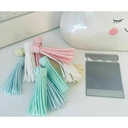 Die Cuts Tassel Metal Cutting Dies Scrapbooking Embossing Paper Craft Making
