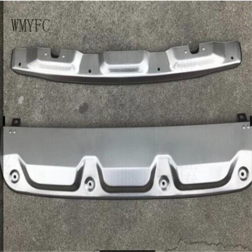 High quality stainless steel Front & Rear Bumper Skid Protector Guard 2pcs forHonda CRV CR-V 2012 2013 2014 Car Styling
