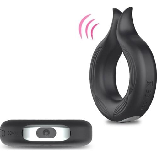 2021 penis ring Cock Ring Vibrating Adult Sex Toy for Couple USB vibro Ring Delay Premature Ejaculation Lock Fine cockring Men