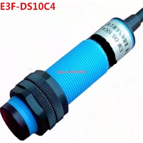 Free shipping 5pcs E3F-DS10C4 NPN the photoelectric switch three lines normally open Diffuse specials