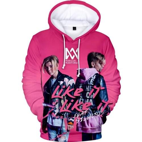 Marcus & Martinus 3D Printed Hoodies Men Women Fashion Harajuku Hoodie Sweatshirt Plus Size Streetwear Jacket Coat 4XL Clothes