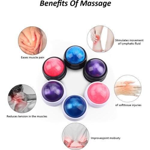 Massage ball roller Body Therapy Foot Hip Back Relax Fitness massage ball fascial foot roller massagers Yoga Health care tools