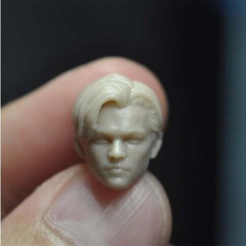 Blank 1/18 Scale Leonardo Jack Head Sculpt Unpainted Fit 3.75" Figure