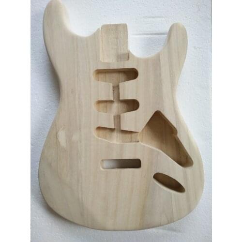 New electric Guitar body SSS Paulownia Wood weight only 920g