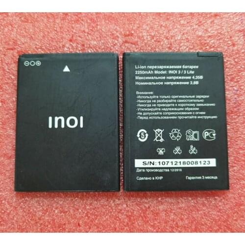 Original 2250mAh Battery For INOI 3 Lite INOI3 Lite Phone In Stock High Quality Battery+Tracking Number