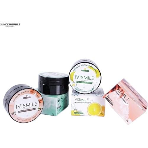 Teeth Whitening Powder Activated Charcoal Powder Multi-flavor Lemon Tooth Powder Dental Care Oral Hygiene Care Whitenin