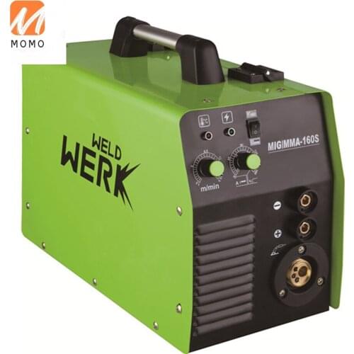 Portable maquinas de soldar mig gas shielded welder diy semi automatic mig mag mma inverter welding machine