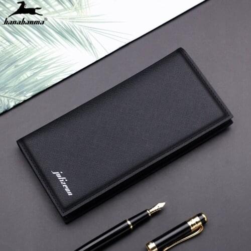 Mens Wallet Casual Slim Of Leather Soft Male Clutch Money Bag Small Pocket Man Purse Thin Wallet Carteira Masculina Couro 2021
