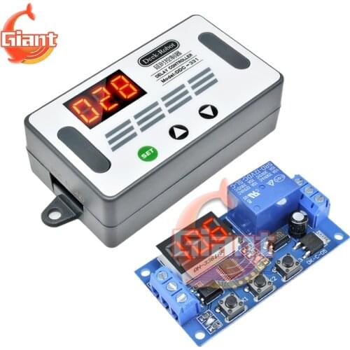 DDC-331 DC 12V Time Relay Digital Display Trigger Cycle Timer Delay Relay Adjustable Time Delay Relay Controller Timing Control