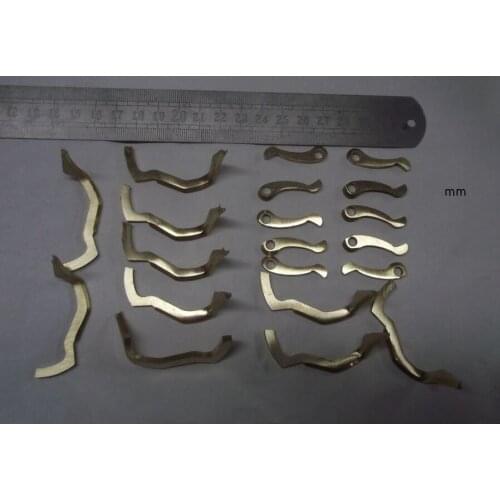 Mixed sax parts Alto sax repair parts Brass unpainted