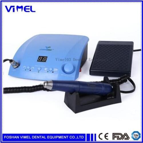 STRONGDRILL Dental Lab Brushless Micromotor Polisher Polishing Machine+Handpiece
