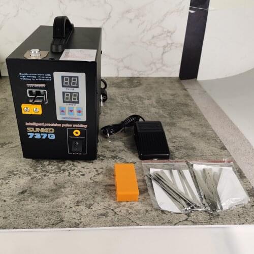 SUNKKO 737G dual-die battery spot welding machine double pulse double display nickel welding machine