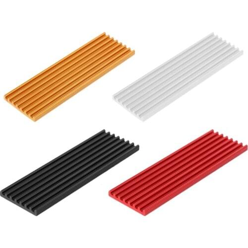 1Set Aluminum Heatsink Cooling Heat Sink Thermal Pad Cooler For NVME M.2 NGFF 2280 PCI-E SSD Solid State Hard Drive Disk C26